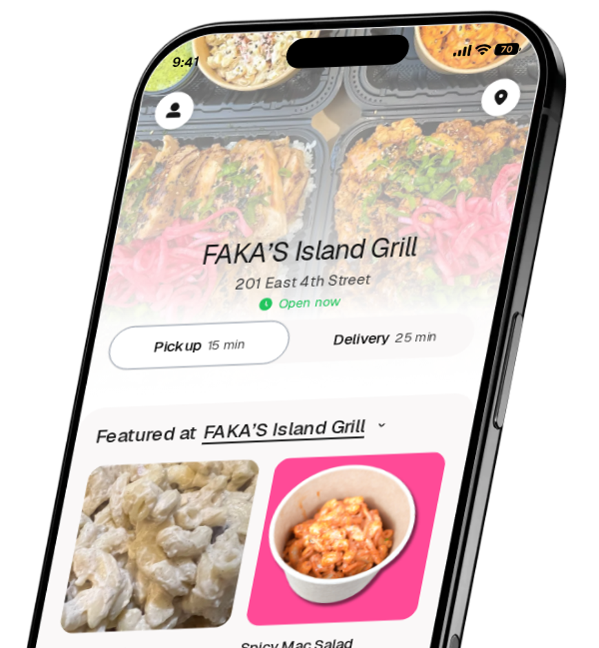 FAKA’S Island Grill app preview