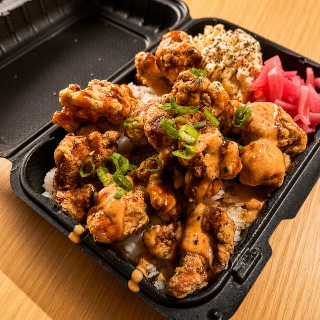 Karaage Chicken.