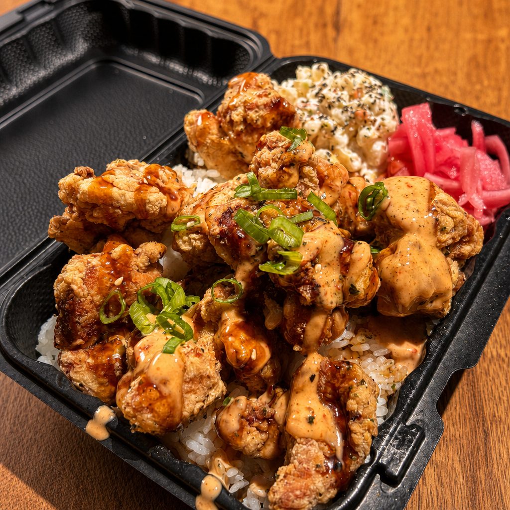 Karaage Chicken.
