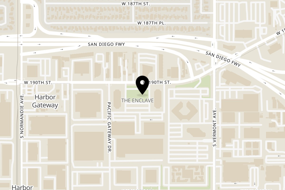 Map showing the location of FAKA’S Island Grill Torrance on 980 West 190th Street in Torrance